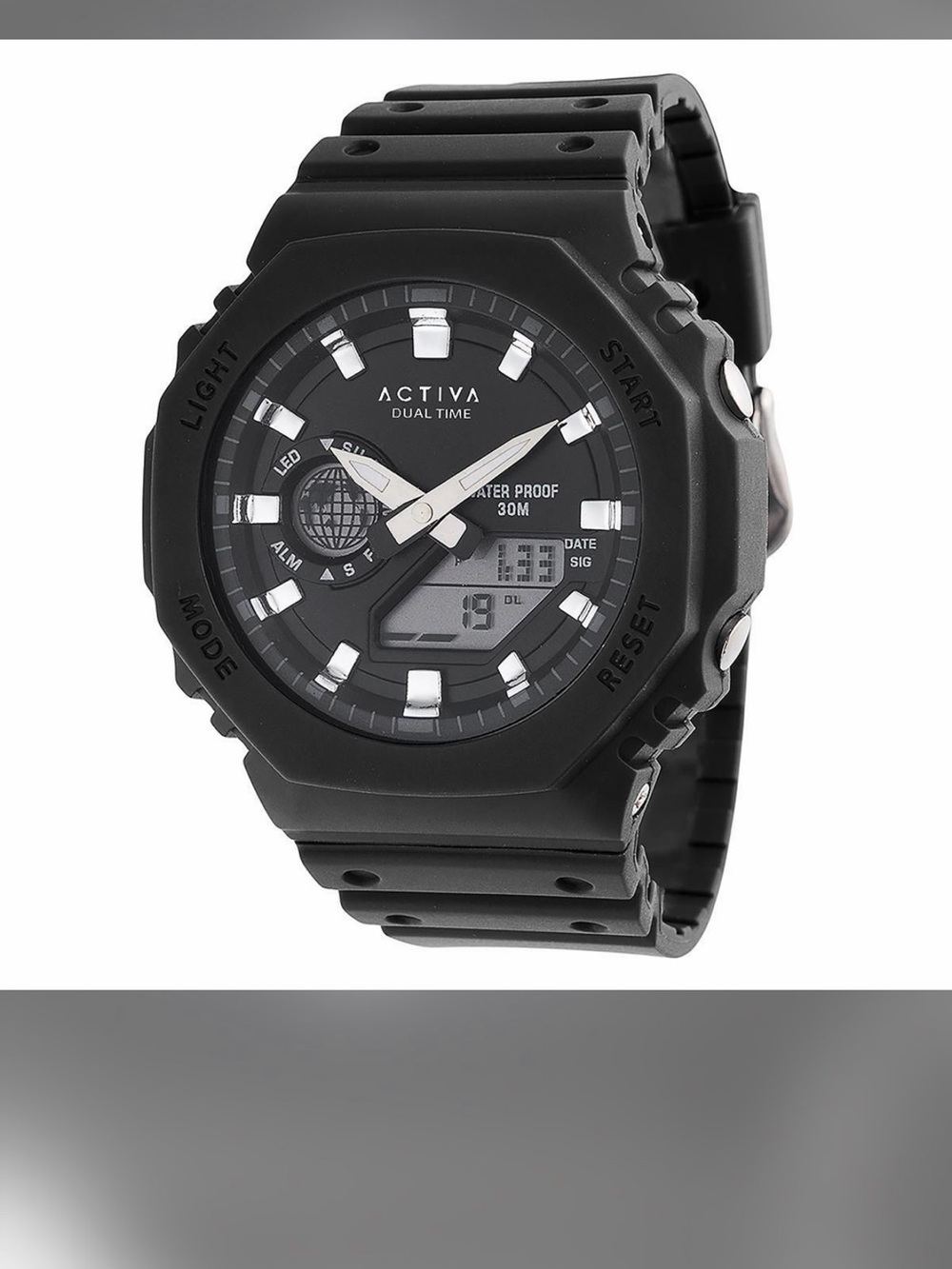Activa Sonar X Invicta Men's Watch - 45.5mm,
Black